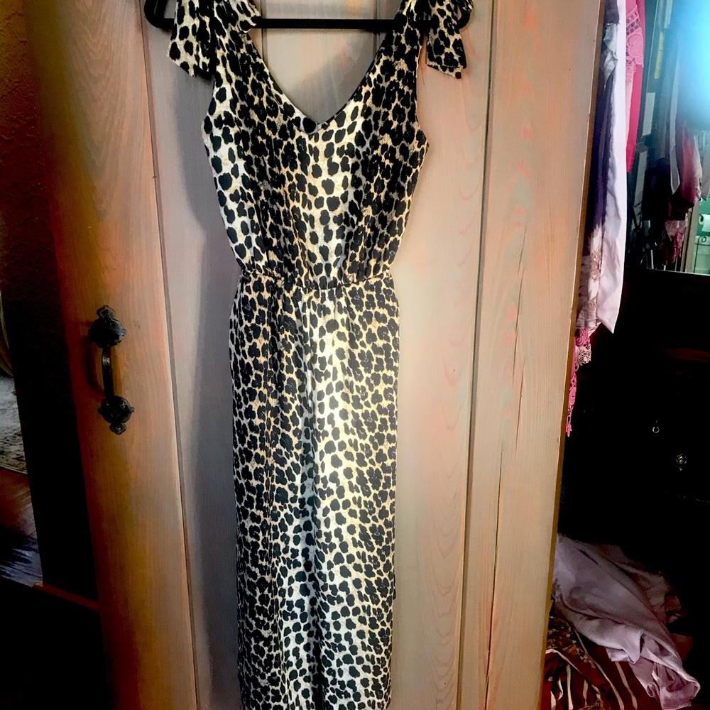 Leopard print jumper